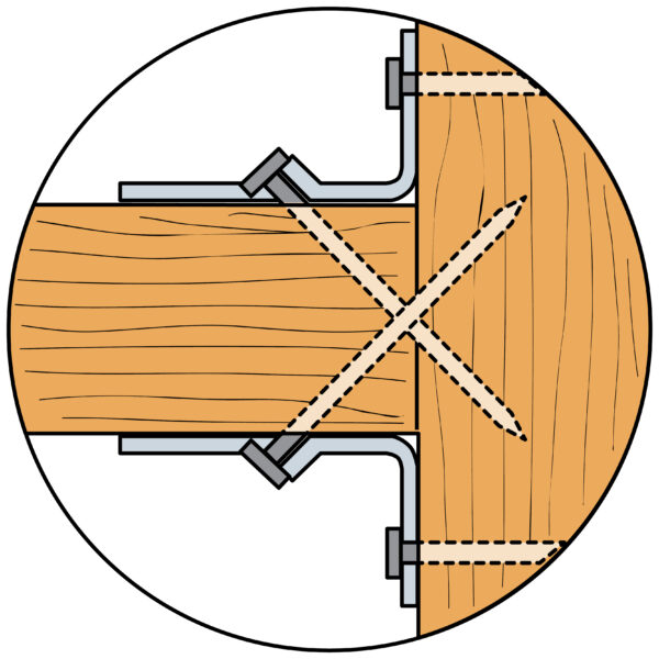 product image of timber joist hanger installation diagram 2