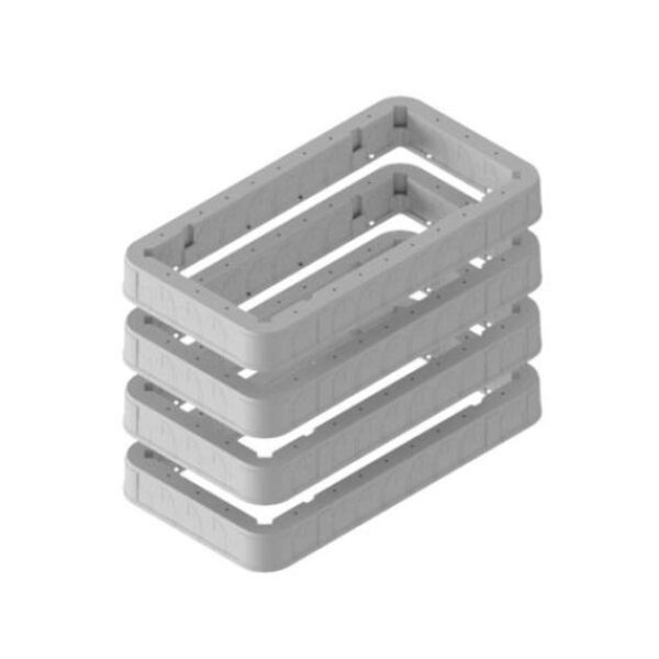 product picture of bt quadbox access chamber sections being stacked