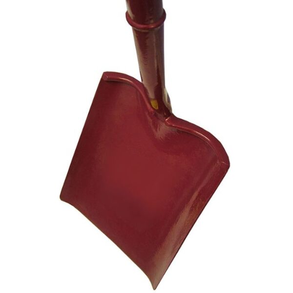 close up view of faithfull square mouth shovel - steel