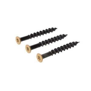 image of oak coloured composite decking screws
