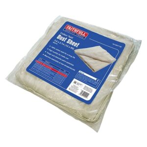 Product Image of Faithfull Cotton Dust Sheet in Packaging